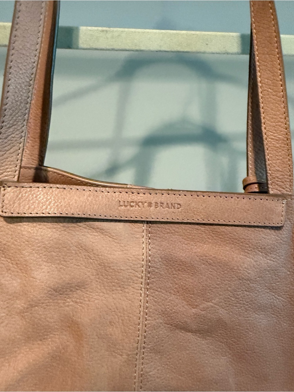 Lucky Brand Leather Tote Bag - Picture 2 of 15